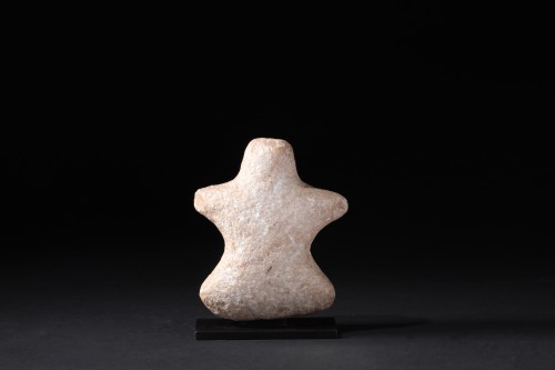 A stone female idol - Ancient Art Style 