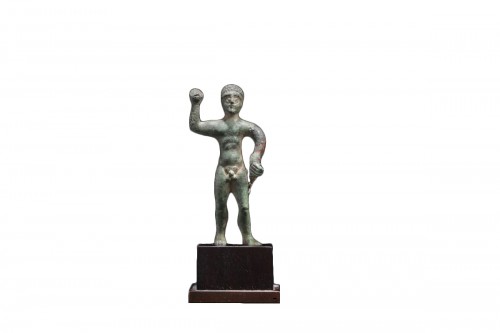 Satuette en bronze figurant Hercule