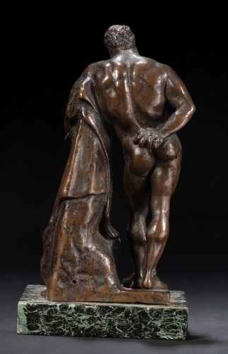 Sculpture Sculpture en Bronze - Hercule Farnese en bronze