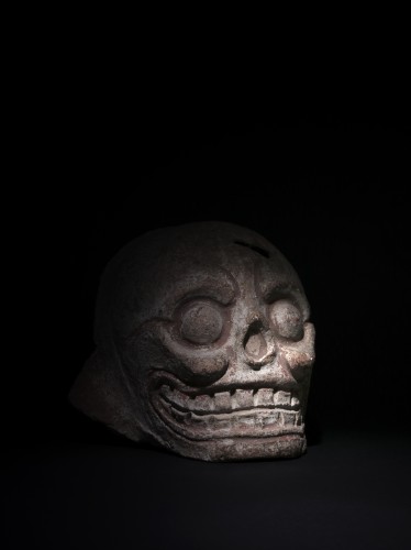 Ancient Art  - Mayan terracotta skull