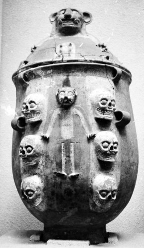 BC to 10th century - Mayan terracotta skull