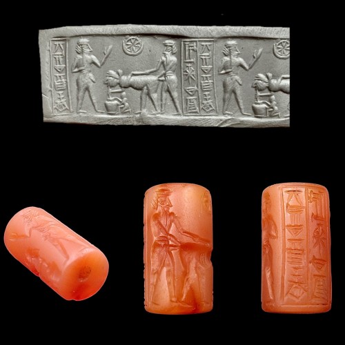 Ancient Art  - Paleo-babylonian cylinder seal