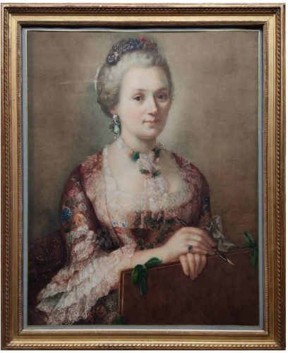 18th century female artist portrait