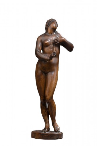 Statuette en bois figurant Lucrèce - Allemagne XVIIe siècle