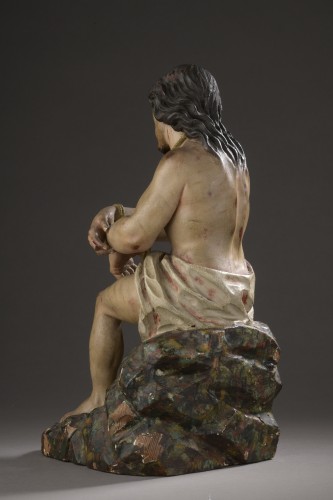 Christ aux liens, Espagne XVIIe siècle - Emmanuel Soubielle Works of Art