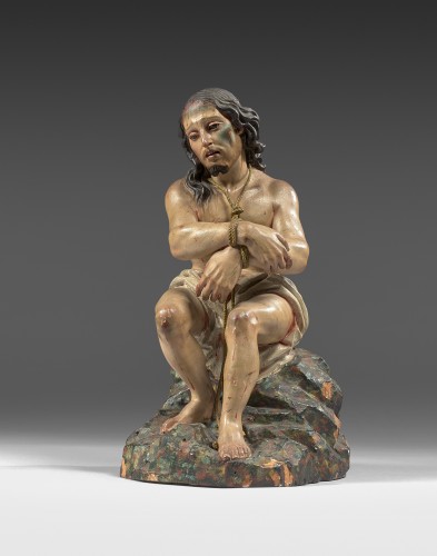  - 17th Spanish Ecce homo statuette