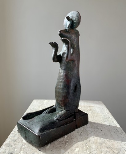 Bronze égyptien, ichneumon - Emmanuel Soubielle Works of Art