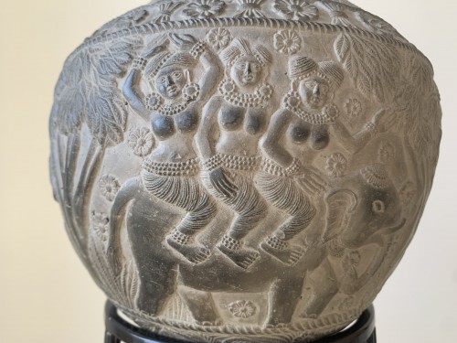Archéologie  - Vase, époque Shunga