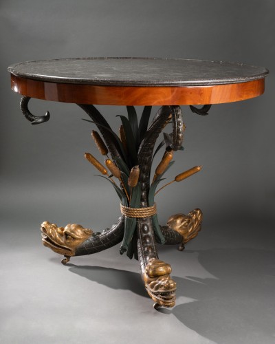 Directoire - Guéridon d'époque Directoire Jean-Joseph Chapuis