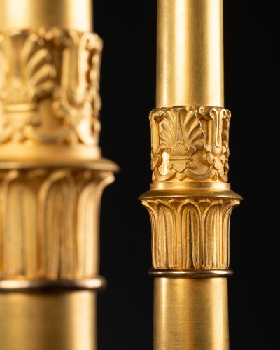 Paire de candélabres d'époque Directoire - Étienne de Roissart