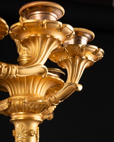 XVIIIe siècle - Paire de candélabres d'époque Directoire