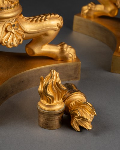 Directoire - Paire de candélabres d'époque Directoire