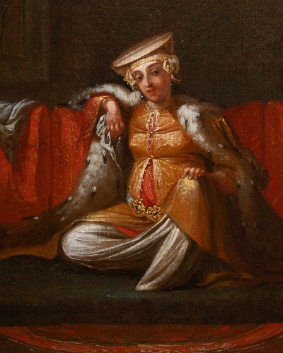 Ottomane - Jean-Baptiste Van Mour (1671-1737) - Tableaux et dessins Style Louis XIV