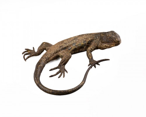 Margouillat en bronze de Vienne