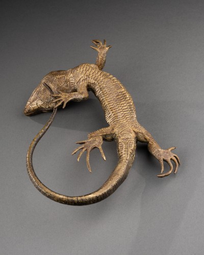 Margouillat en bronze de Vienne - 