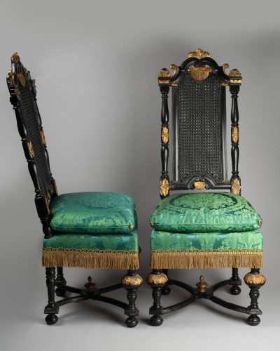 Chaises anglo-hollandaises du XVIIe siècle - Louis XIV