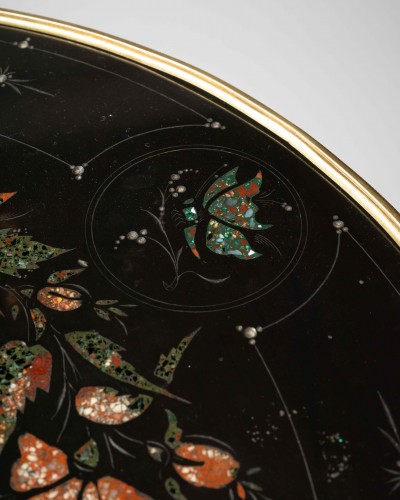 19th century - Gilded bronze table, model by Adam Weisweiler
