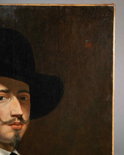 Portrait d'un dandy du XIXe siècle - Tableaux et dessins Style Napoléon III