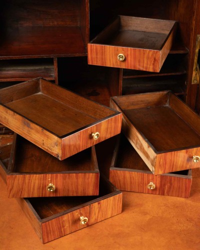 Louis XVI Period Drop-Front Secretary Stamped H. Roux - Furniture Style Louis XVI