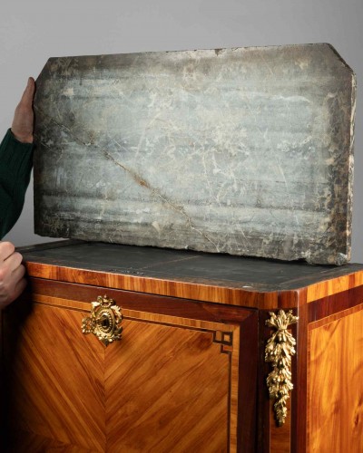 Louis XVI - Louis XVI Period Drop-Front Secretary Stamped H. Roux