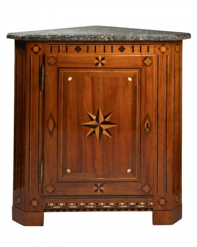 18th-century French corner cabinet
