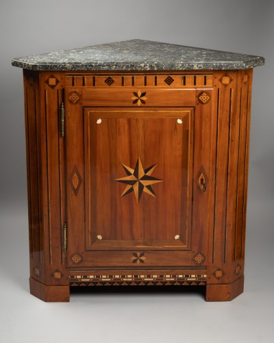 Furniture  - 18th-century French corner cabinet