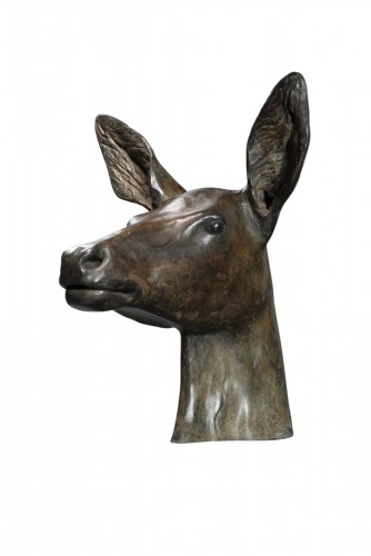 Tête de biche par Hervé t’Serstevens (né en 1961)
