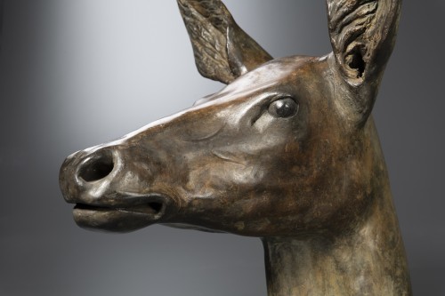 - Tête de biche par Hervé t’Serstevens (né en 1961)