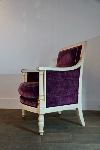 Sièges Fauteuil & Bergère - Paire de bergères époque Consulat