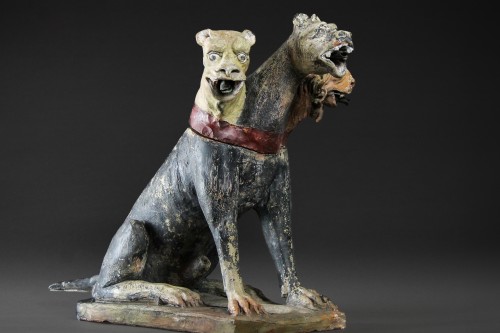 Céramiques, Porcelaines  - Fontaine italienne en terre cuite du XVIIIe