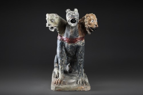 Céramiques, Porcelaines  - Fontaine italienne en terre cuite du XVIIIe