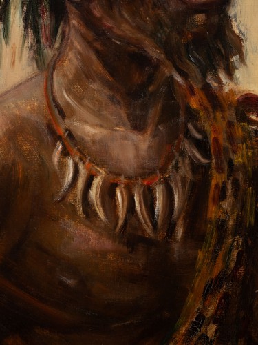 Chef de la tribu Uele - André Hallet (1890-1959) - Étienne de Roissart