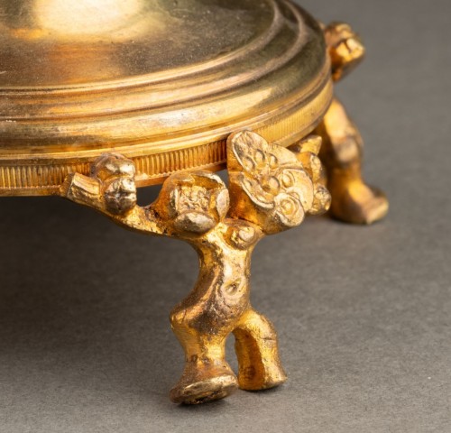 Antiquités - Japonist lyre-shaped vase in Baccarat crystal, 19th century (circa 1880)