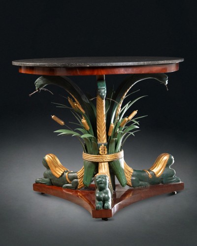 XVIIIe siècle - Guéridon de Jean-Joseph Chapuis