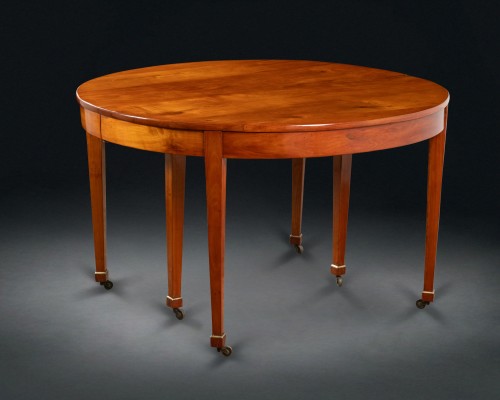 Table ronde en merisier d’époque Directoire - Mobilier Style Directoire
