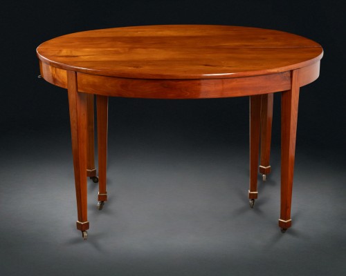 Table ronde en merisier d’époque Directoire - Étienne de Roissart