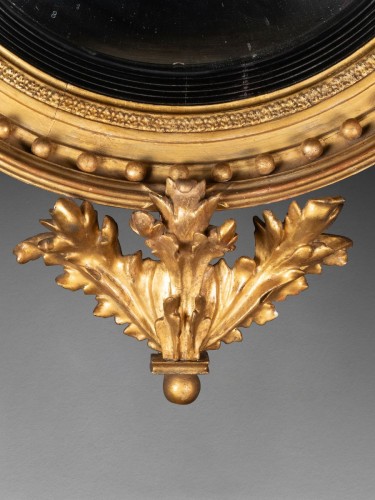 Miroir sorcière d'époque Empire - Miroirs, Trumeaux Style Empire