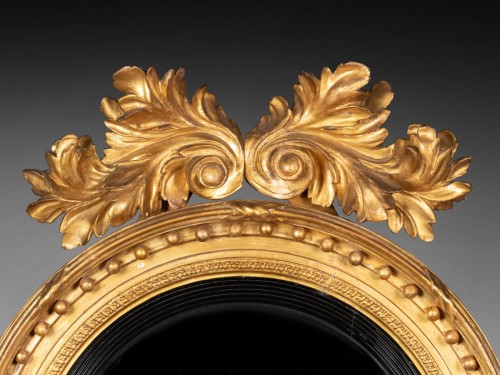 Miroir sorcière d'époque Empire - Étienne de Roissart