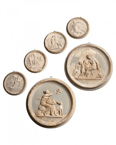Six reliefs of exceptional quality from early 19th century