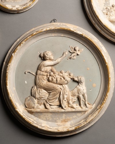 Sculpture  - Six reliefs of exceptional quality from early 19th century