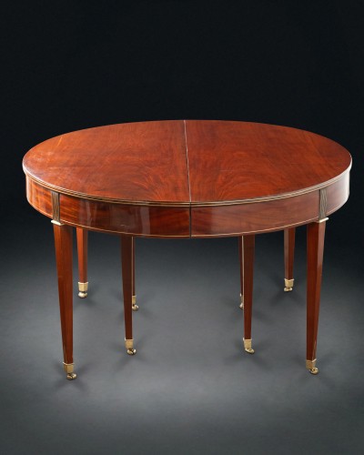 Large Directoire Period Extending Dining Table by Jean-Joseph Chapuis  - Furniture Style Directoire
