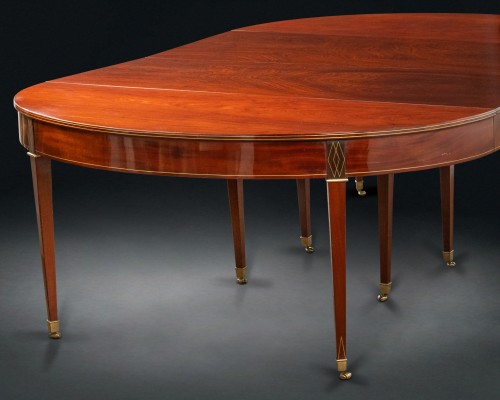 Furniture  - Large Directoire Period Extending Dining Table by Jean-Joseph Chapuis 