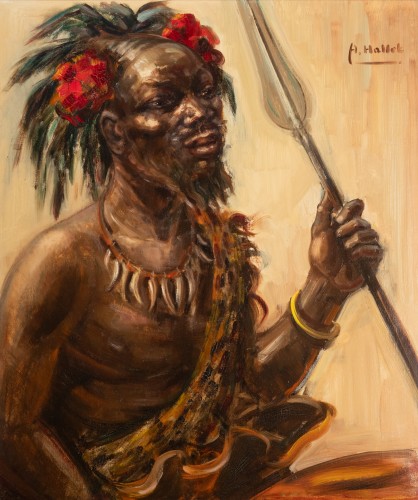 A chief of the Uele tribe (Belgian Congo) - André Hallet (1890-1959)