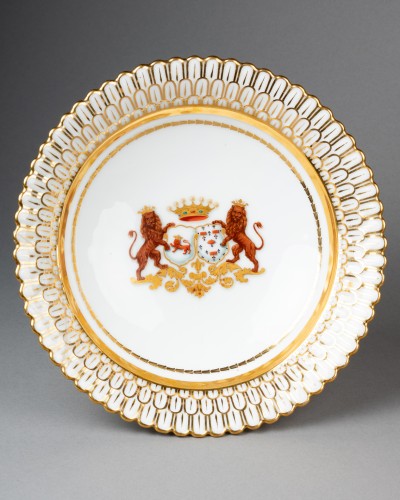 Set of Brussels porcelain dishes from the Henri Faber manufactory - 
