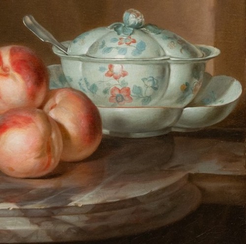 XVIIIe siècle - Nature morte à la perdrix rouge attribuée à Alexandre François Desportes (1661-1743)