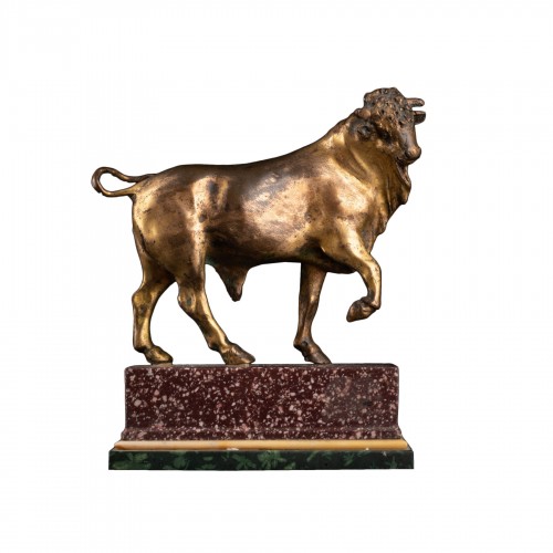 Taureau en bronze fin XVIIe siècle