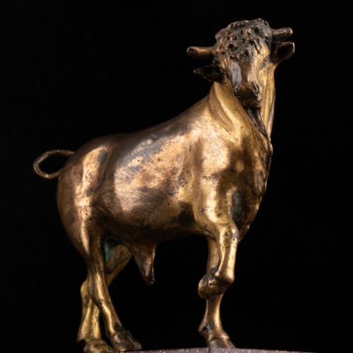 Louis XIV - Taureau en bronze fin XVIIe siècle