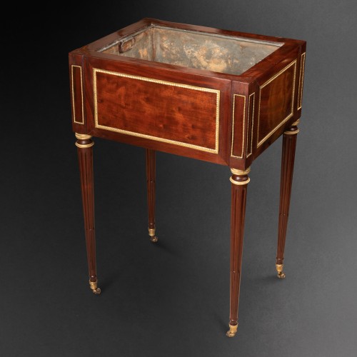 Furniture  - Louis XVI Mahogany planter box late 18th century