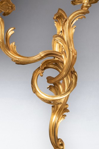 Paire d'appliques époque Louis XV milieu XVIIIe siècle - Laurent Chalvignac