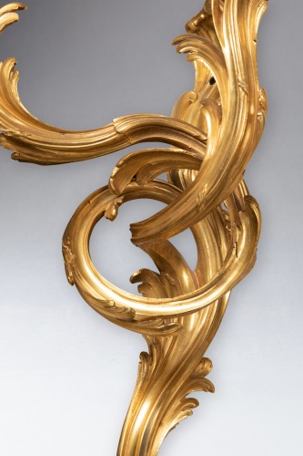 Paire d'appliques époque Louis XV milieu XVIIIe siècle - Louis XV